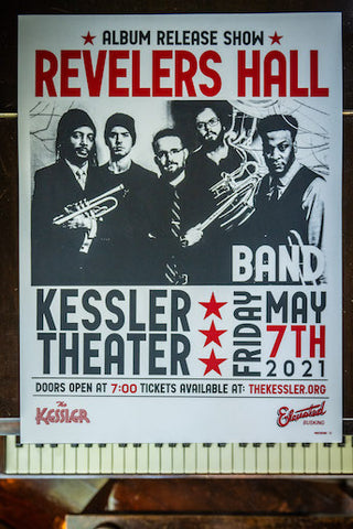 Revelers Hall Band Album Release Poster